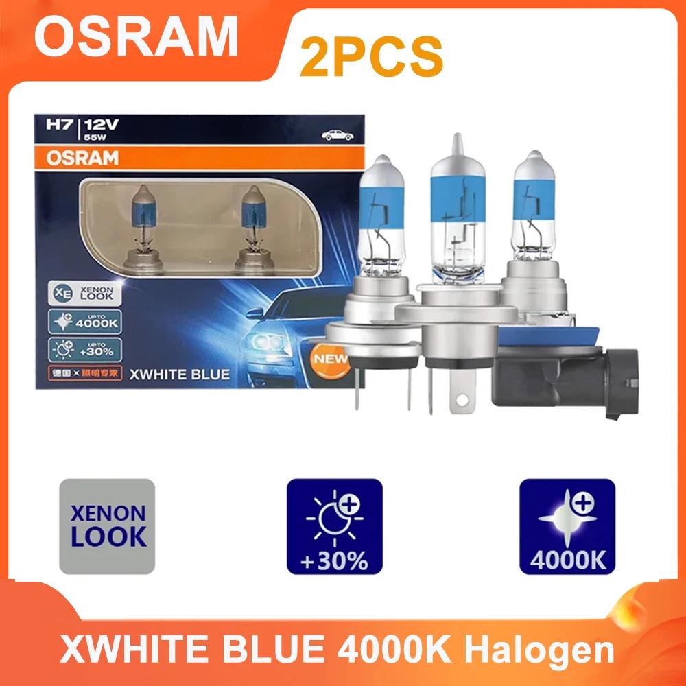 OSRAM XWHITE BLUE ڵ ҷΰ Ʈ, 4000K + 30%    ڵ , XWB  ũ , H1 H4 H7 H11 HB3 9005